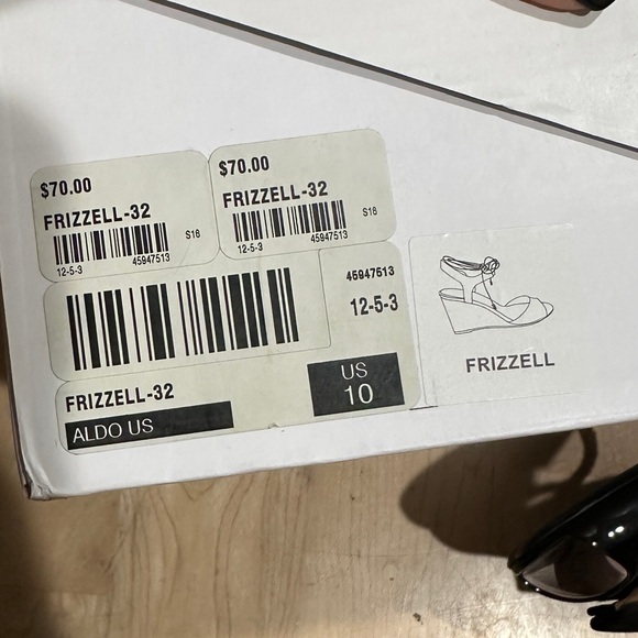 Aldo Frizzell beige wrap around heels in a size 10. Worn once - Picture 5 of 5